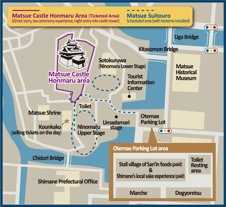 Map of surrounding area of event venue